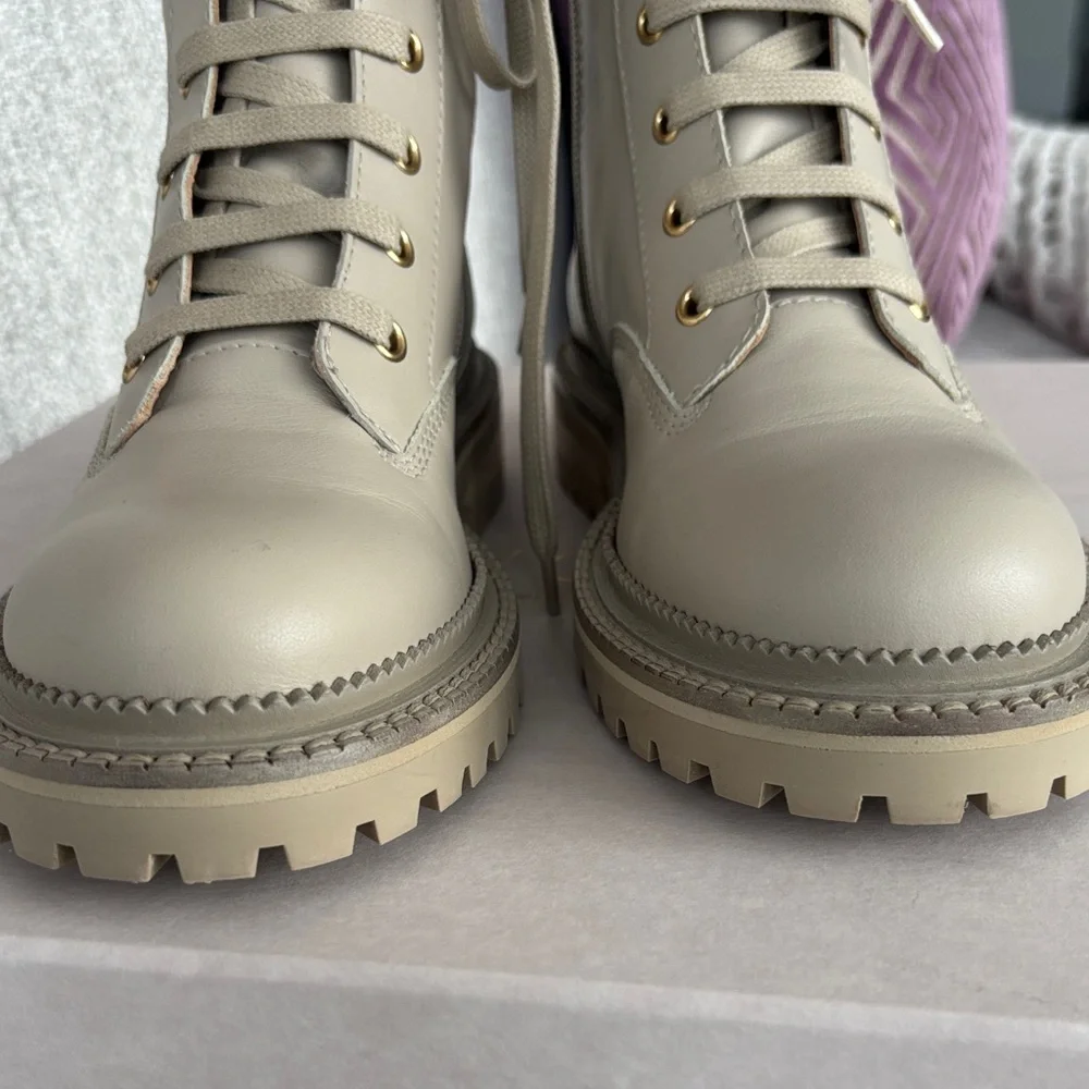 NWT - Jimmy Choo Boots - Light Sand - Picture 6 of 14